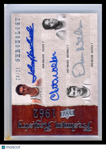 Don Nelson Chet Walker Havlicek 2007-08 Chronology Freshman Registry 20/25 AUTO