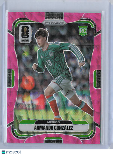 Armando Gonzalez - 2026 Prizm World Cup Rookie Pink Wave /45