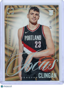 Donovan Clingan - 2024-25 Panini Photogenic Rookie Focus Wedges RC 04/49