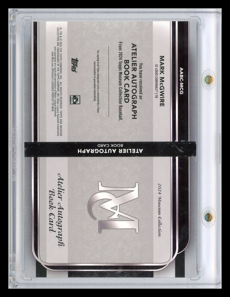 Mark McGwire - 2024 Topps Museum Collection Atelier Autograph Booklet 18/25