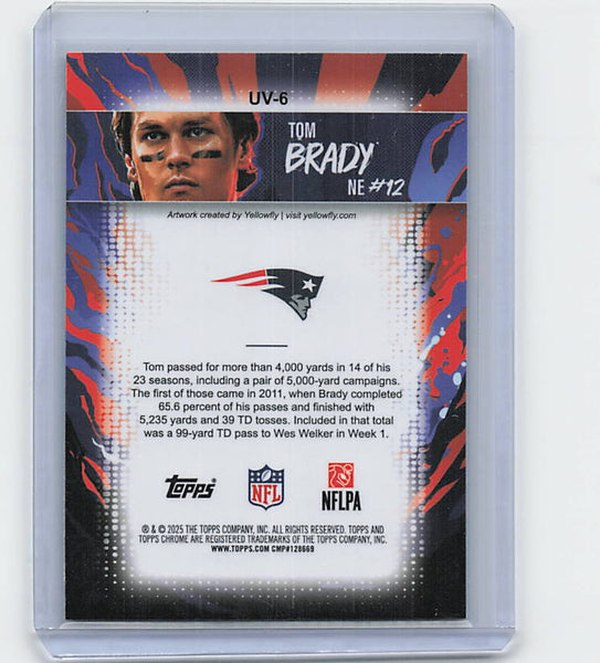 Tom Brady - 2025 Topps Chrome Ultra Violet