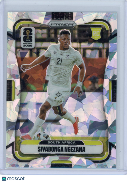 Siyabonga Ngezana - 2026 Prizm World Cup Ice Rookie /23
