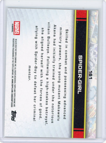 Spider Girl 2026 Marvel Chrome Gold Lightning Refractor /50