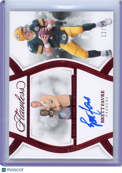 BRETT FAVRE - 2025 Flawless Football Hall of Fame Ruby Auto /15