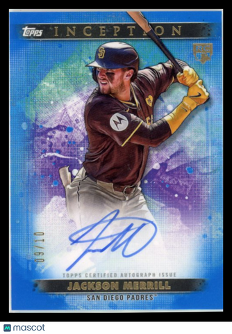Jackson Merrill - 2024 Topps Inception 09/10 Autograph RC