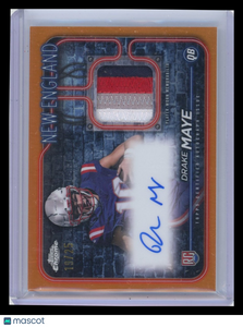Drake Maye - 2024 Topps Chrome RC 19/25 Patch