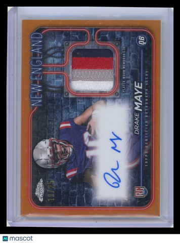 Drake Maye - 2024 Topps Chrome RC 19/25 Patch