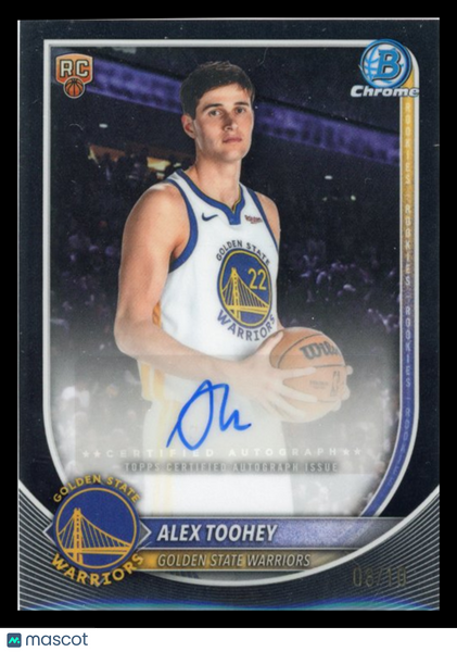 Alex Toohey - 2025 Bowman Chrome Black Rookie Auto 08/10