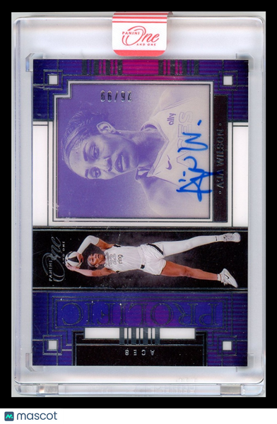 A'ja Wilson - 2025 Panini One and One Prolific Signatures Purple 26/99