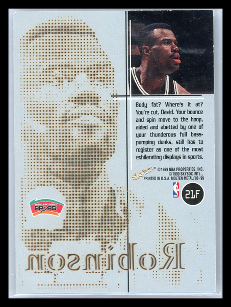 David Robinson - 1998-99 SkyBox Metal Universe