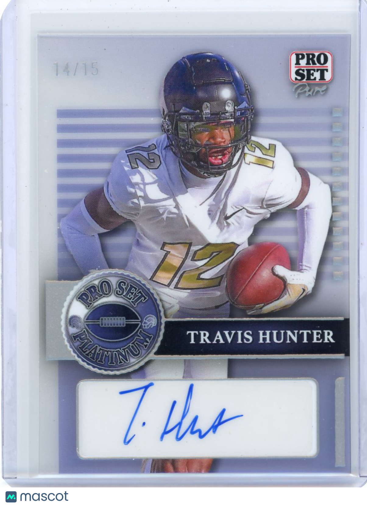 Travis Hunter - 2023 Pro Set Platinum Pure Rookie Auto Autograph 14/15 P-TH2