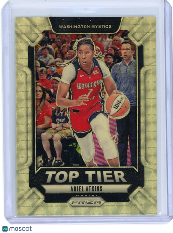 Ariel Atkins - 2024 Panini Prizm WNBA Top Tier Gold Vinyl 1/1 #10