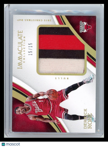 Derrick Rose - 2017 Panini Immaculate Collection Patch 15/15