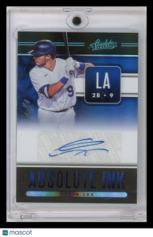 Gavin Lux - 2021 Panini Absolute Baseball Absolute Ink Black Auto 1/1