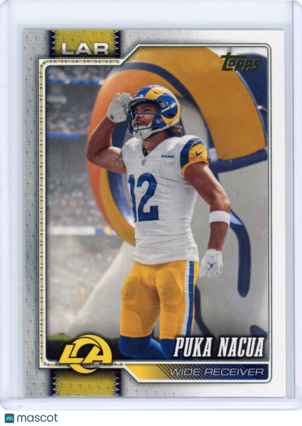 Puka Nacua - 2026 Topps Flagship Gold Mirror Variation