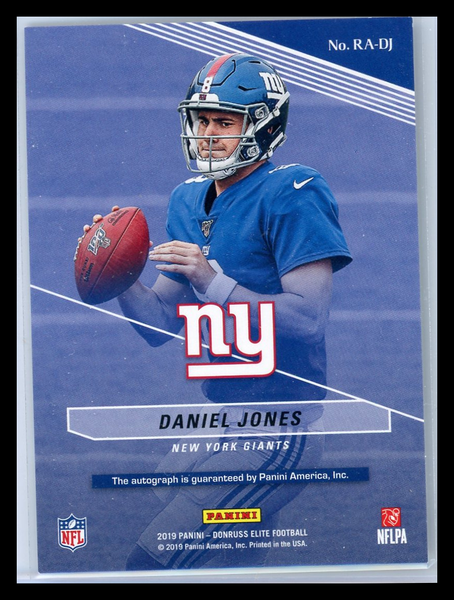 Daniel Jones - 2019 Panini Donruss Elite Rookie Autographs 10/15