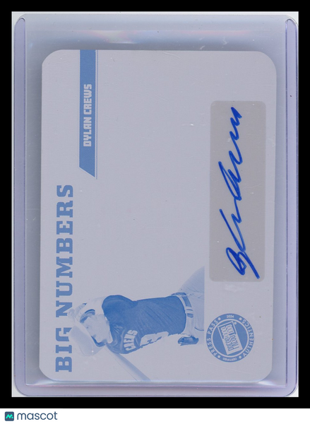 Dylan Crews - 2024 Leaf Press Pass Premium Cyan Printing Plate Auto 1/1
