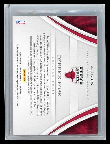 Derrick Rose - 2017 Panini Immaculate Collection Patch 15/15
