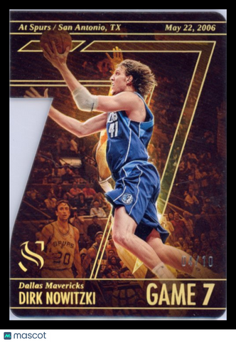 Dirk Nowitzki - 2024-25 Panini Silhouette Basketball 2025 04/10 Game 7