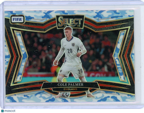Cole Palmer - 2022-23 Panini Select Prizm 2025 Blue Camo 09/30