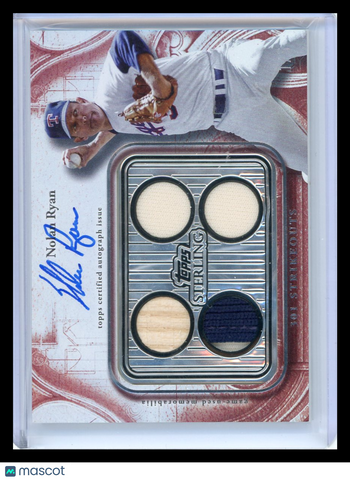 Nolan Ryan - 2025 Topps Sterling Autograph Bat Relic Relic/Patch