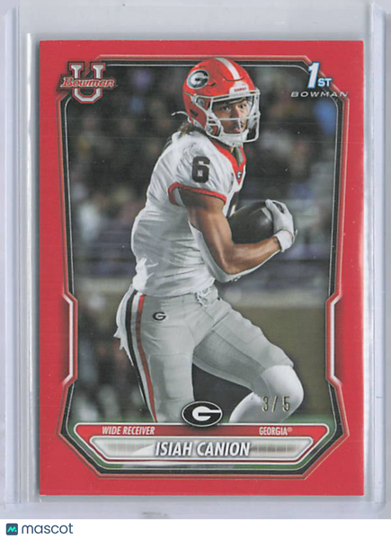 Isiah Canion - 2026 Bowman Paper Red /5