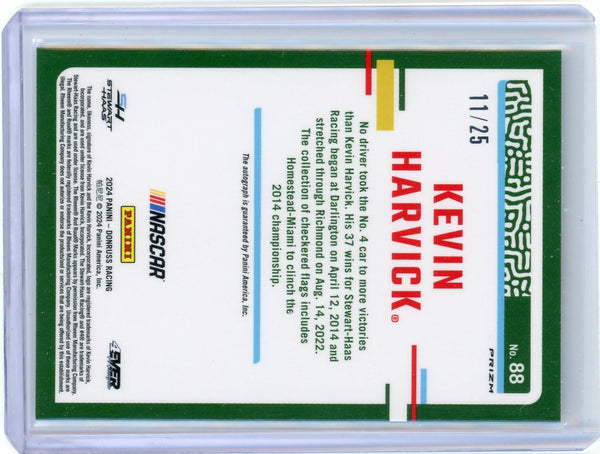 Kevin Harvick - 2024 Panini Donruss Optic Pandora Autograph 11/25 #88