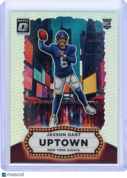 Jaxson Dart - 2025 Panini Donruss Optic Uptown Rookie CASE HIT