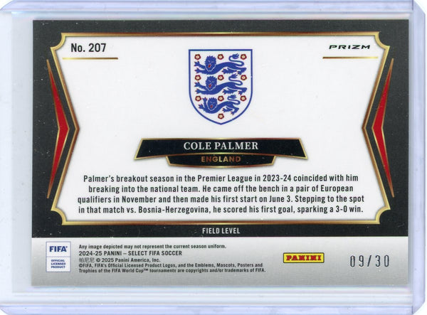 Cole Palmer - 2022-23 Panini Select Prizm 2025 Blue Camo 09/30