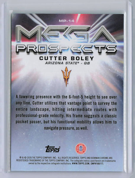 Cutter Boley - 2026 Bowman Chrome Green Mega Stars /99