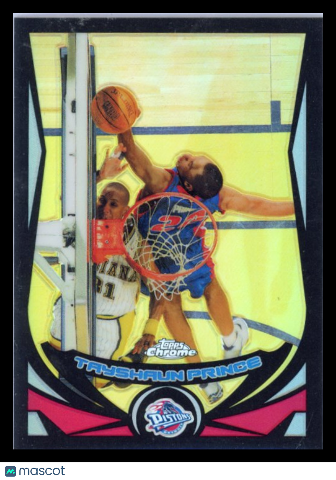 Tayshaun Prince - 2005-06 Topps Chrome Black Refractor 11/50