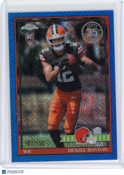 DENZEL BOSTON - 2026 TOPPS SILVER PACK BLUE REFRACTOR ROOKIE /150