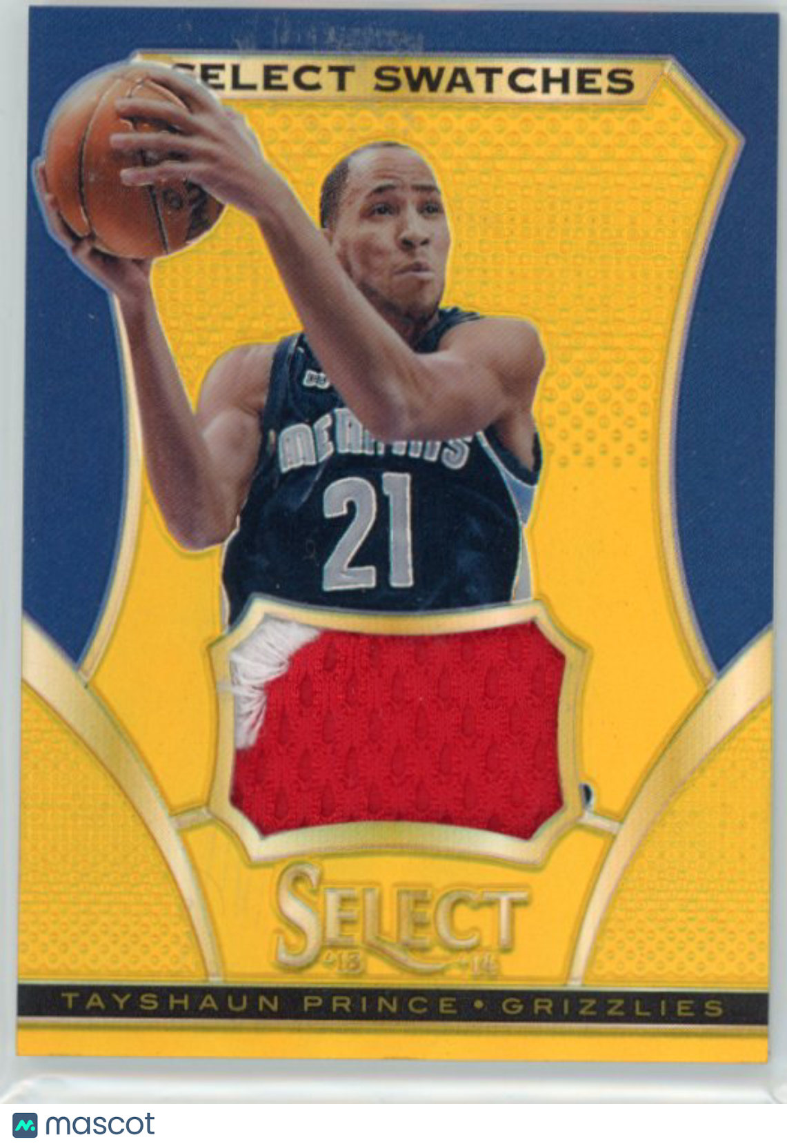 Tayshaun Prince - 2013-14 Panini Select Basketball 2014 Patch 01/10 Gold