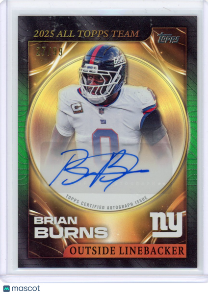 Brian Burns - 2026 Topps All Topps Team Green /99