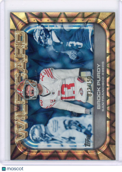Brock Purdy 2026 Topps Flagship Wild Card /150
