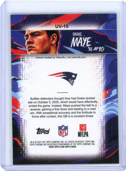DRAKE MAYE - 2025 Topps Chrome Ultra Violet CASE HIT