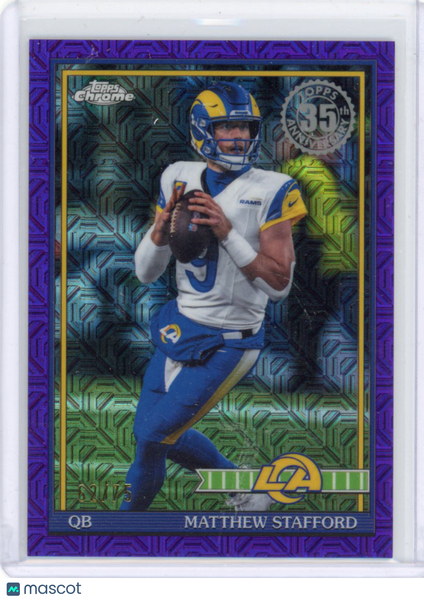 Matthew Stafford - 2026 Topps Silver Pack Chrome Purple /75