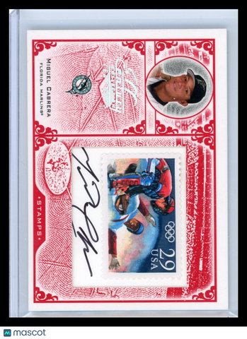 Miguel Cabrera - Donruss Playoff Stamps 2005 Autograph 16/24 Postage Stamp