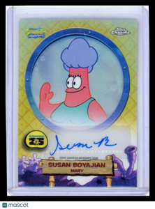 2025 Topps Chrome SpongeBob SquarePants Auto Susan Boyajian