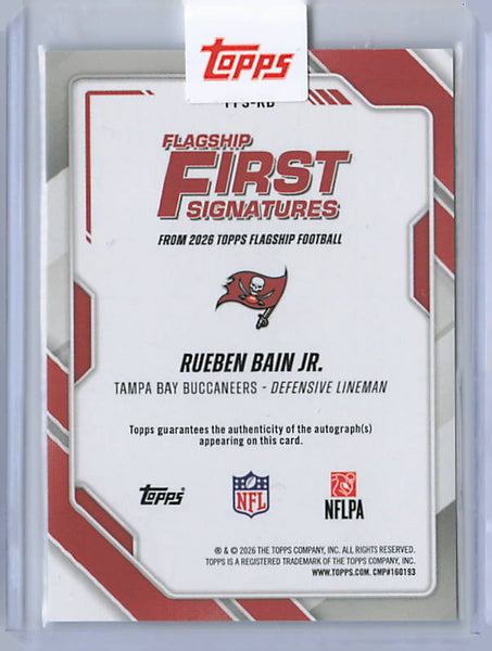 Rueben Bain - 2026 Topps Football First Signatures Auto