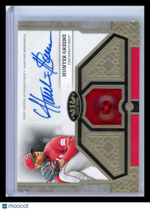 Hunter Greene - 2024 Topps Tier One Autograph Button Relic