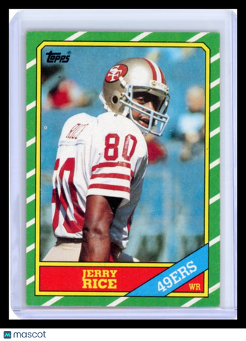 Jerry Rice - 1986 Topps Rookie