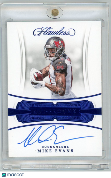 Mike Evans - 2018 Panini Flawless Blue Auto #1/3 JSY # ALL-PRO INK