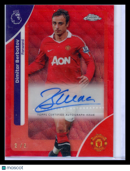 Dimitar Berbatov - 2026 Topps Chrome Premier League Red 2 / 5