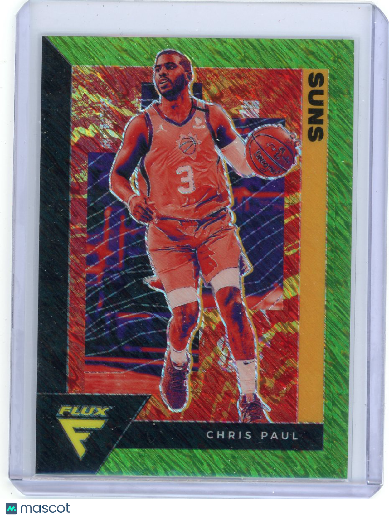Chris Paul - 2020-21 Panini Prizm Flux 2021 Green Shimmer 5/5