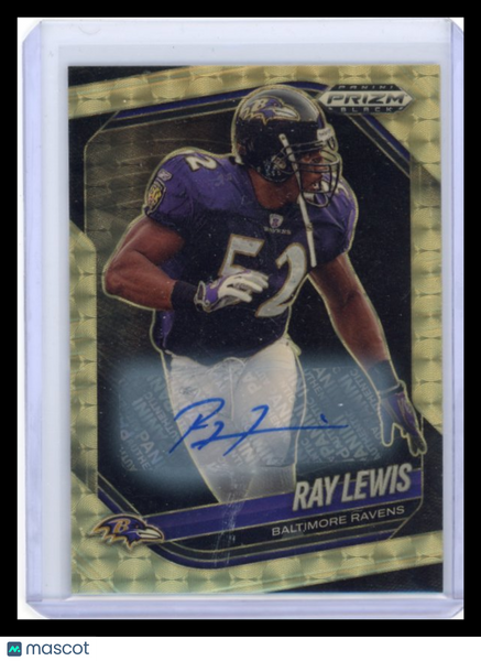 Ray Lewis - 2026 Panini Prizm Black Football Gold Vinyl 4/5