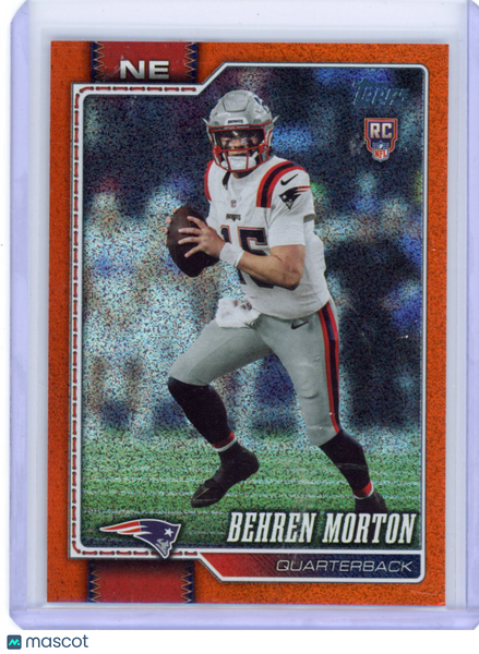Behren Morton - 2026 Topps Orange Glitter Rookie /25