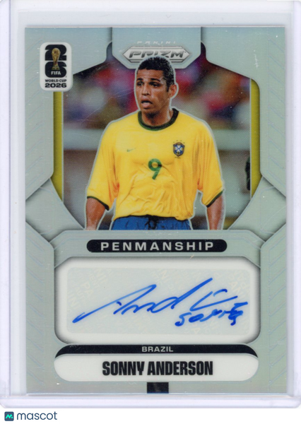 Sonny Anderson 2026 Prizm World Cup Silver Throwback /75