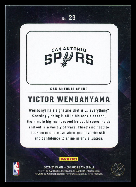 Victor Wembanyama - 2024-25 Panini Donruss Night Moves