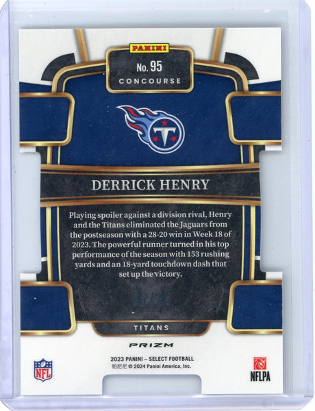 Derrick Henry - 2024 Panini Select Football Tie-Dye Prizm 6/25 Concourse